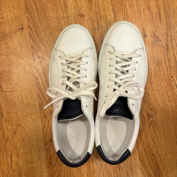 Oliver Cabell Leather Sneakers - Low 1 | Ocean - Picture 3 of 6